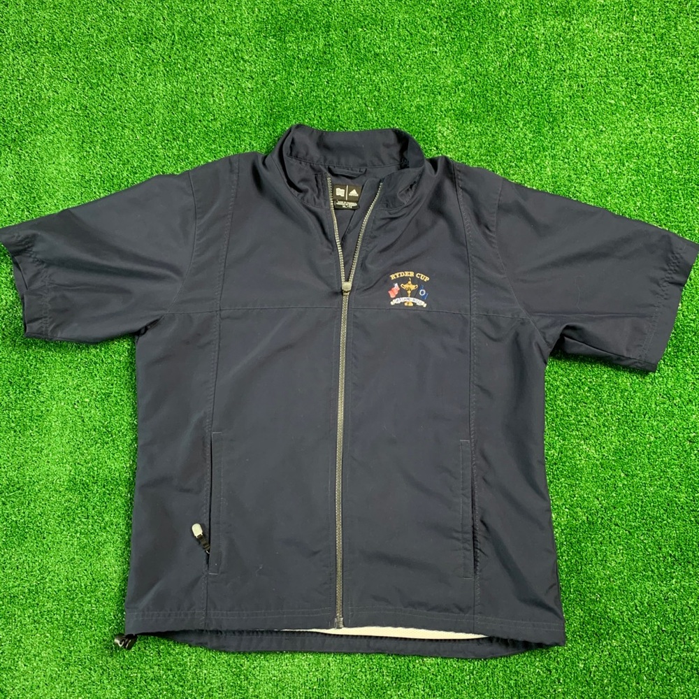 Vintage 04 Ryder Cup Adidas 1/2 Sleeve Windbreaker